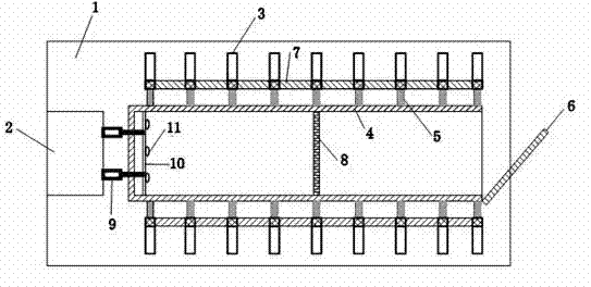 Multifunctional three-dimensional model testing platform for roadbed slope and underground engineering