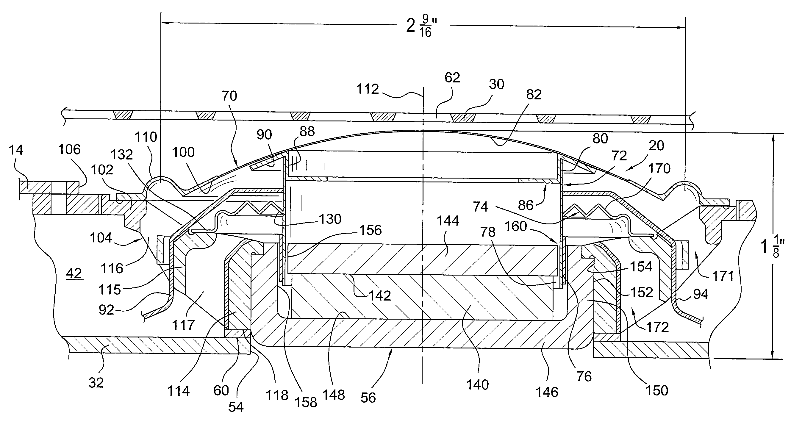 Low-profile loudspeaker driver and enclosure assembly