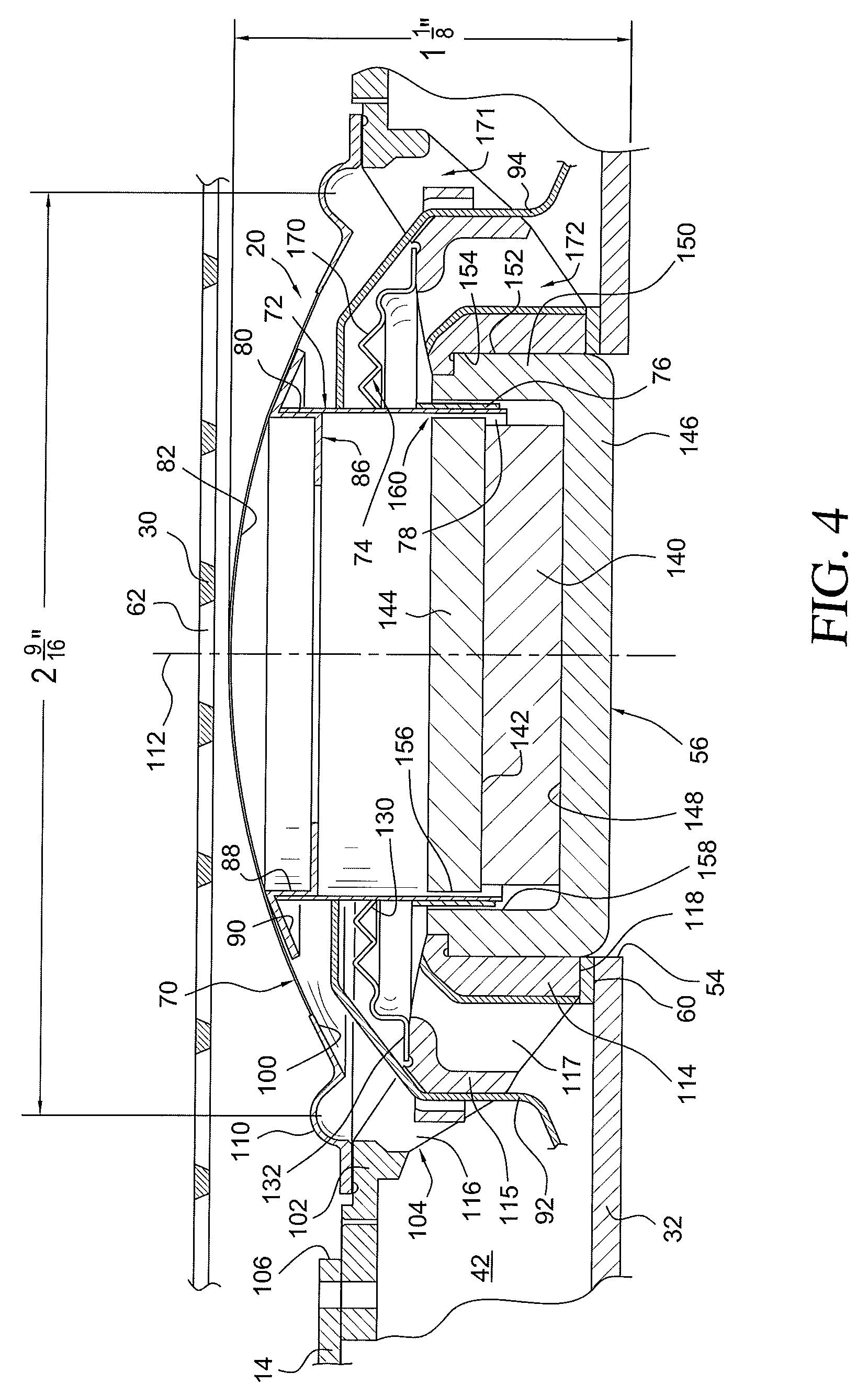 Low-profile loudspeaker driver and enclosure assembly