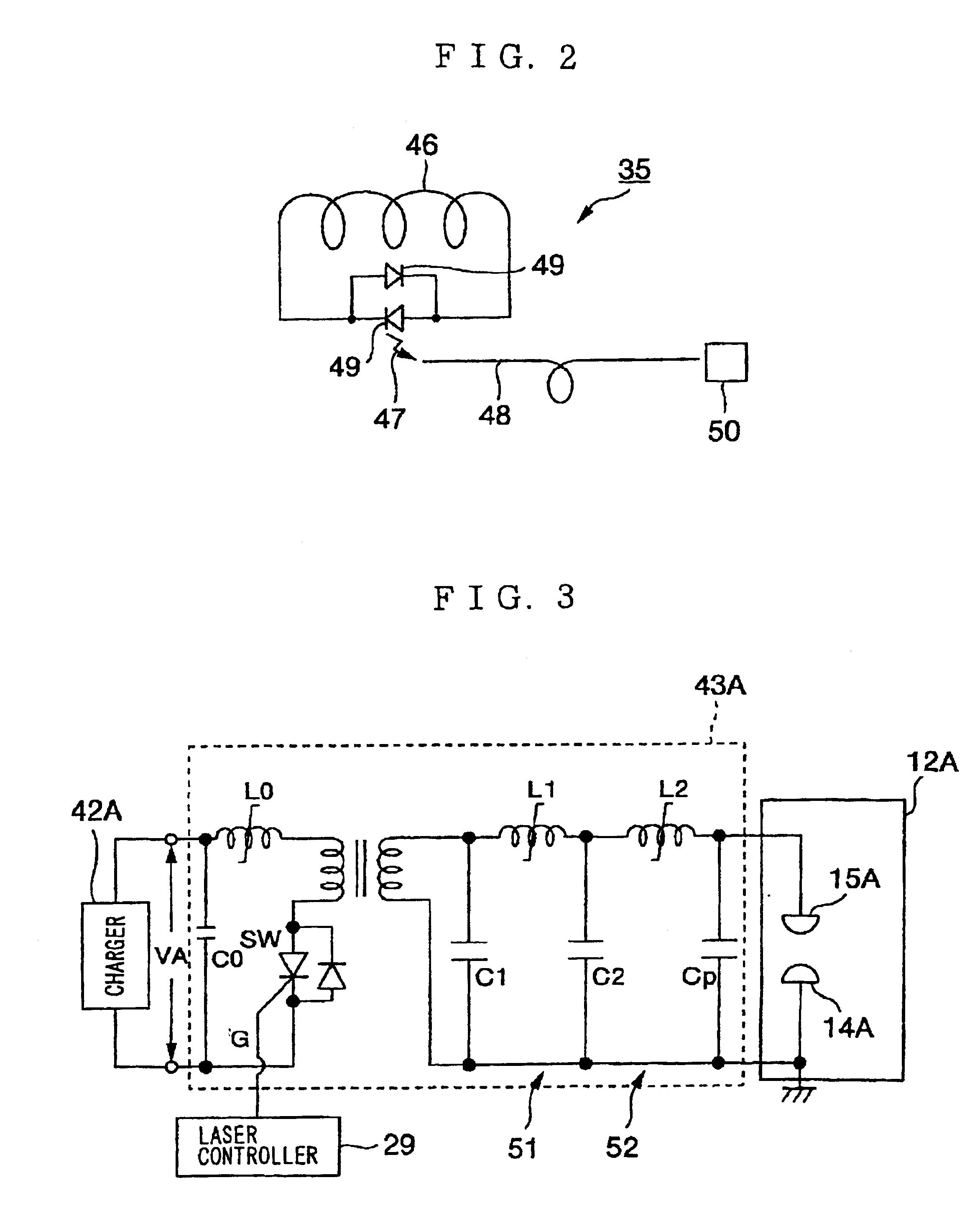 Injection locking type or MOPA type of laser device