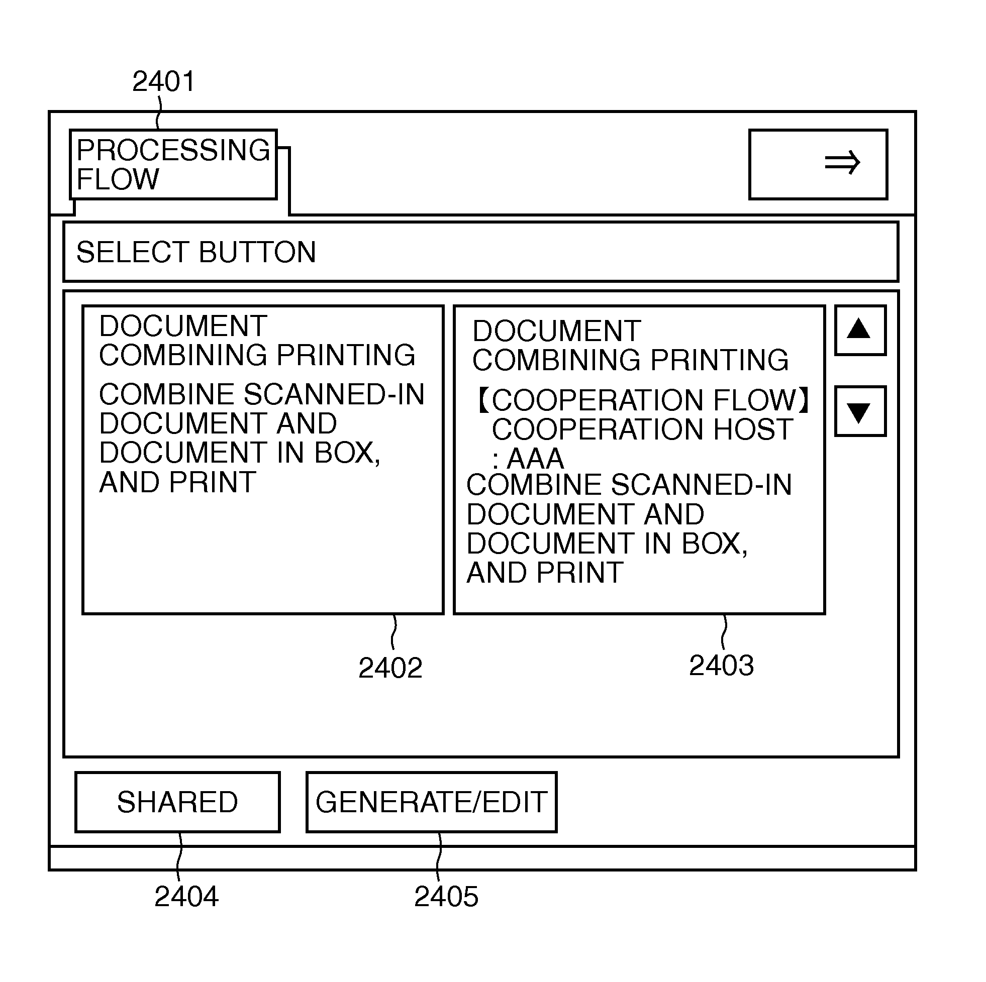 Image processing apparatus for executing a process flow, method of controlling the same and storage medium