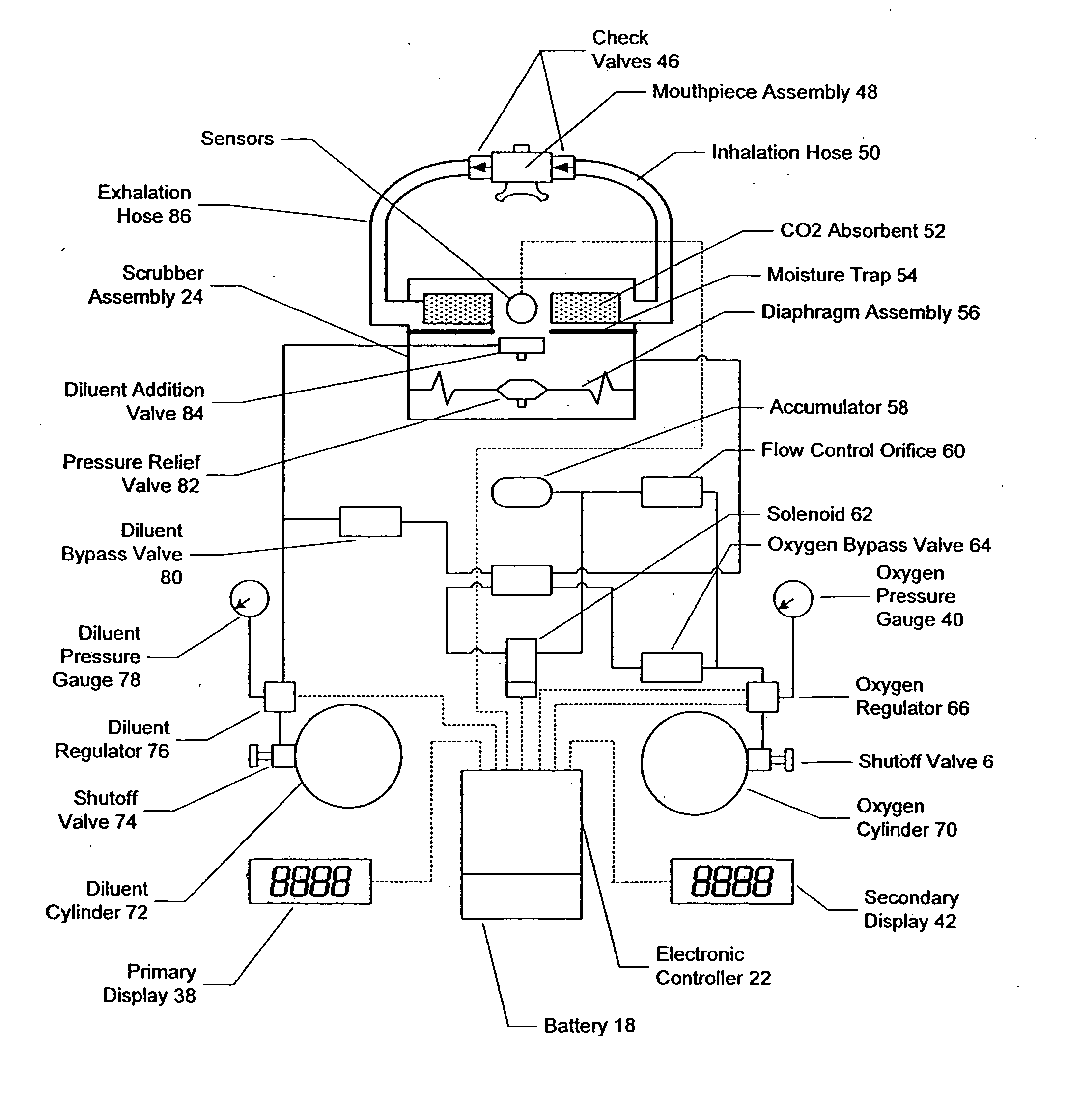 Self contained breathing apparatus combined duration factor for breathing systems