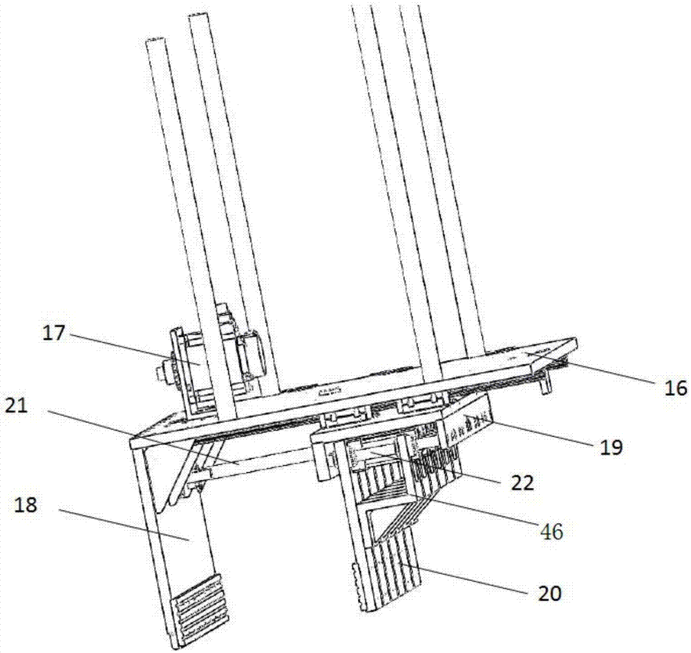 Grabbing mechanical arm for lead-acid storage batteries