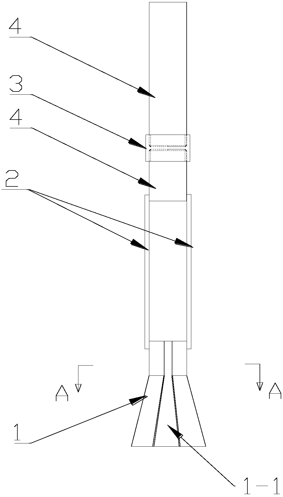 Gradiograph salvaging device and application method thereof