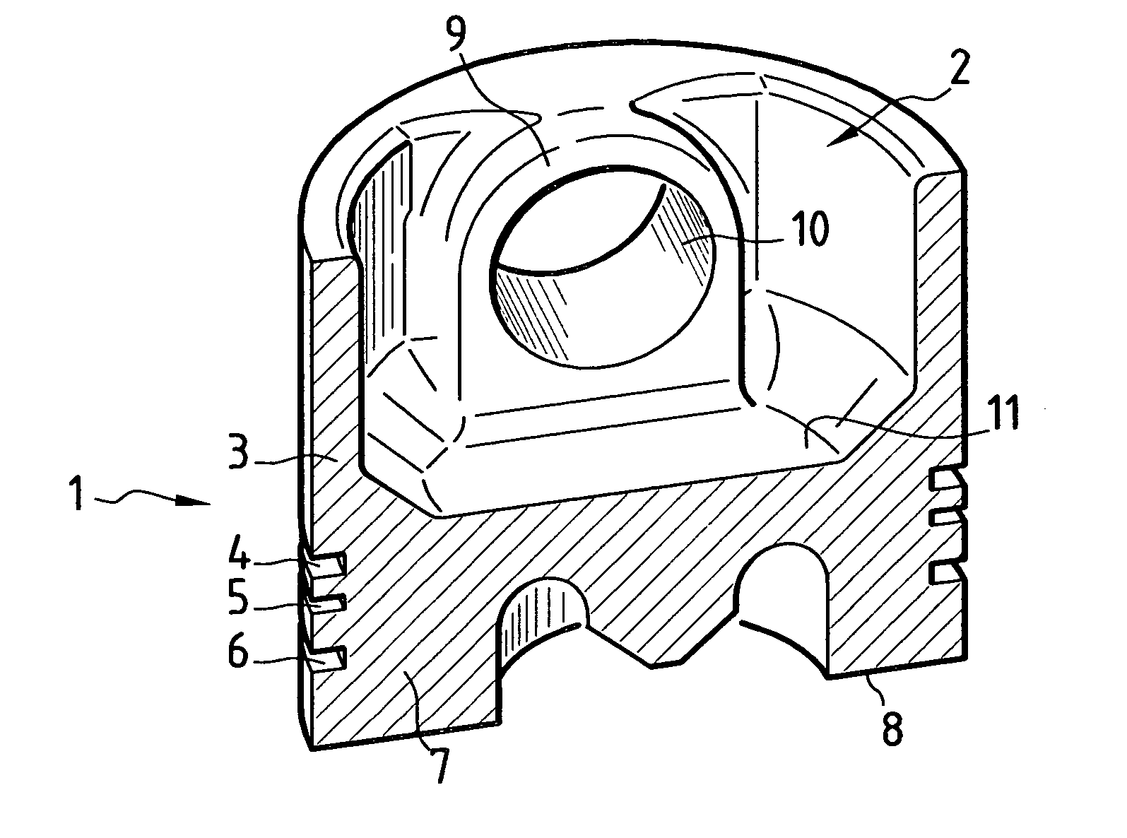 Method of manufacture of a piston for an internal combustion engine, and piston thus obtained