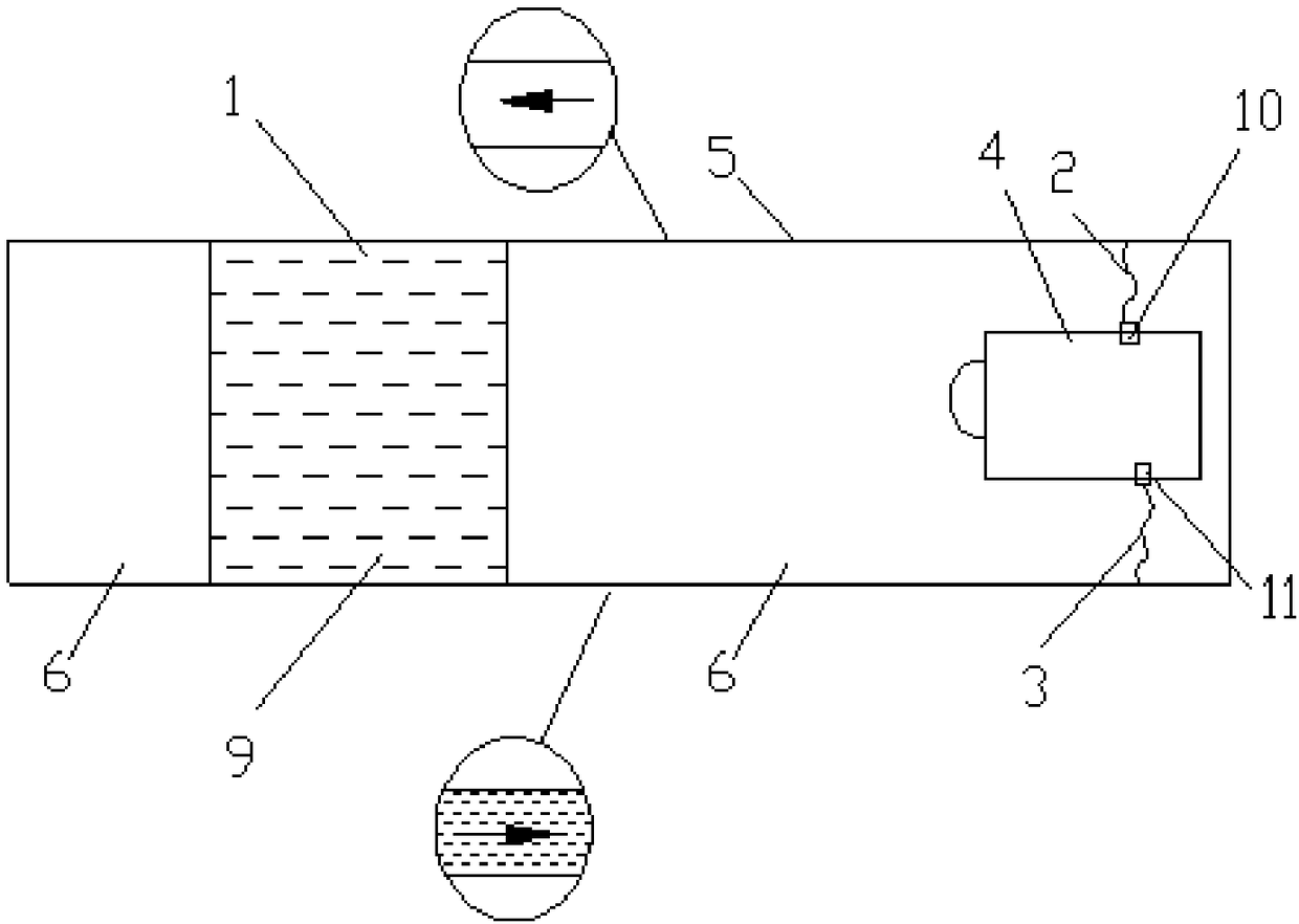 Aircraft fuel oil conveying structure