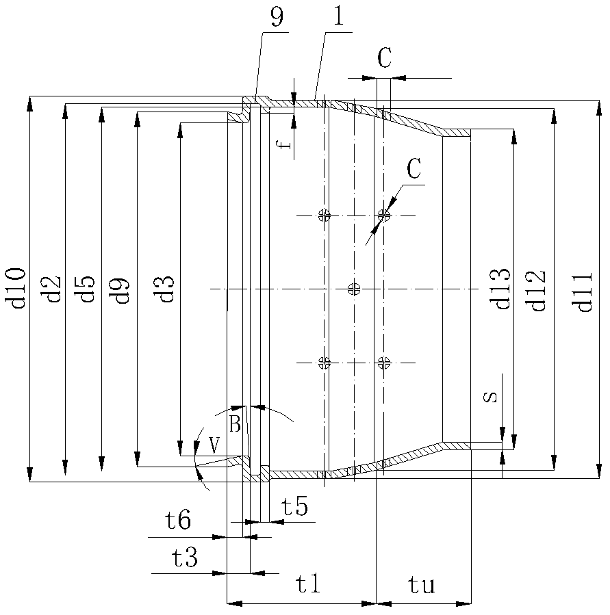 Full steel framework enhanced plug type composite pipe and manufacture technology thereof