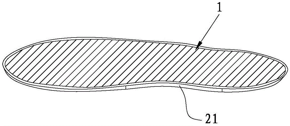 Health-care composite shoe pad and production process thereof