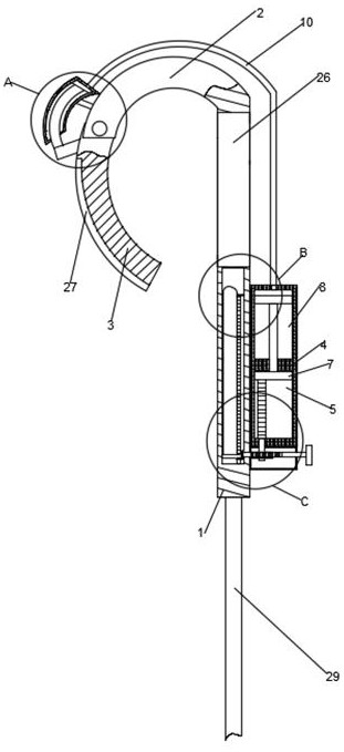 Ground wire locking anti-falling device for power transmission line of power tower