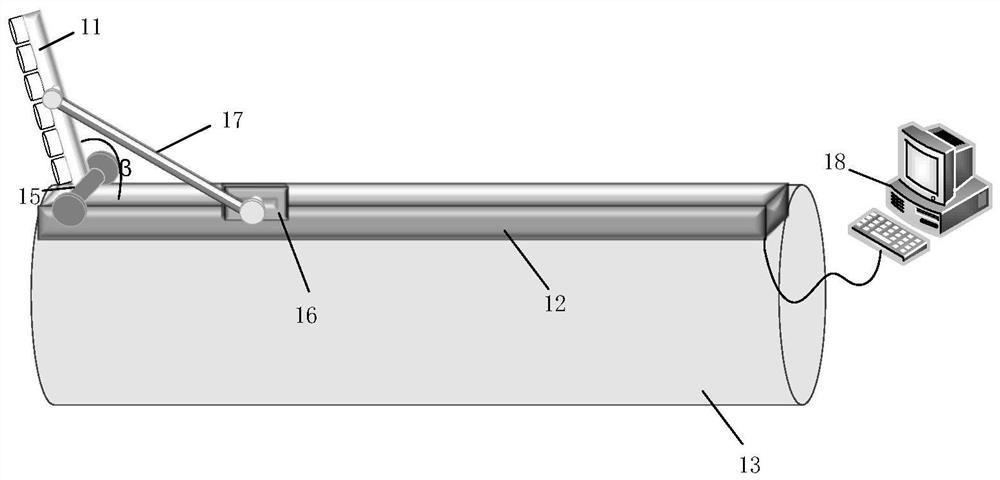 Illuminating light source device with controllable flexible area