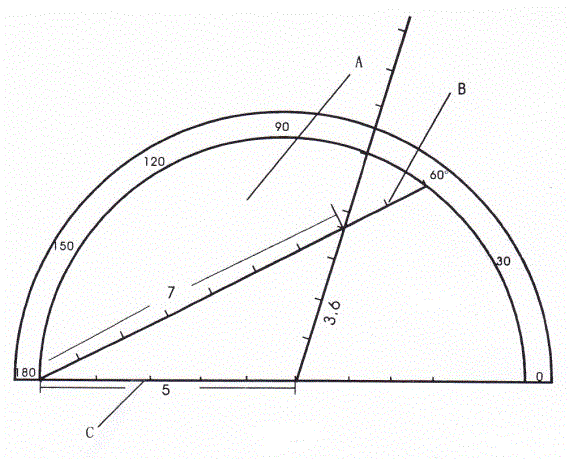 Measurement and calculation ruler