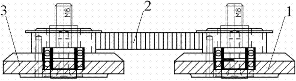 Online leather strip pressing device of plastic profiles