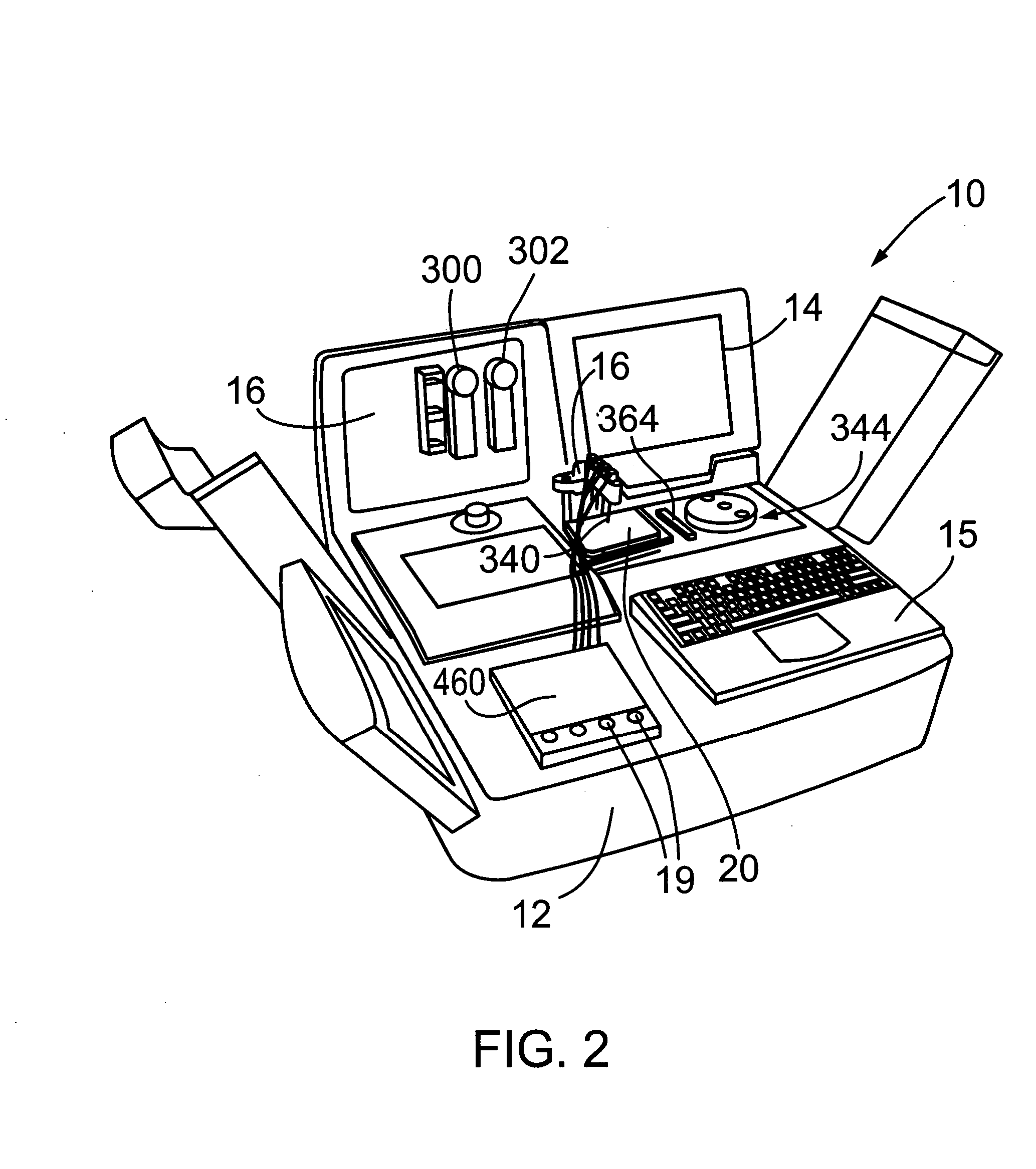 Automated analyzer using light diffraction