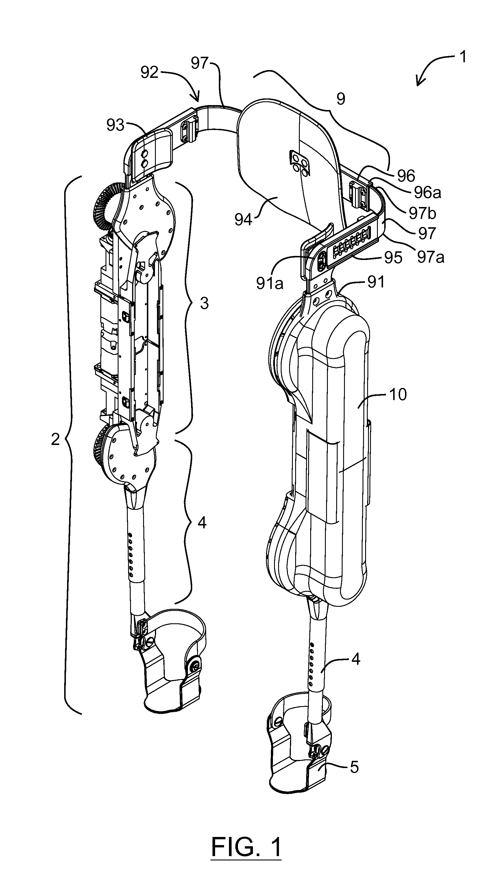 Transmission assembly for use in an exoskeleton apparatus