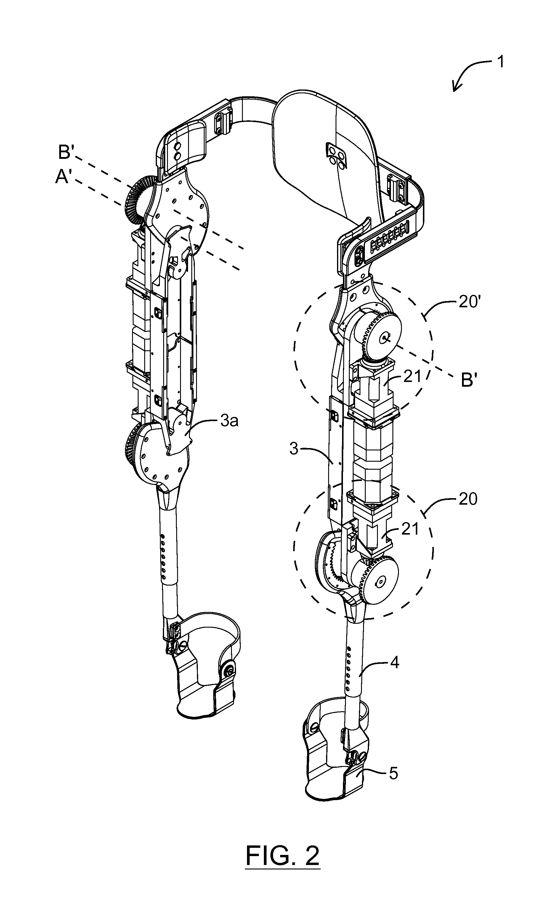 Transmission assembly for use in an exoskeleton apparatus