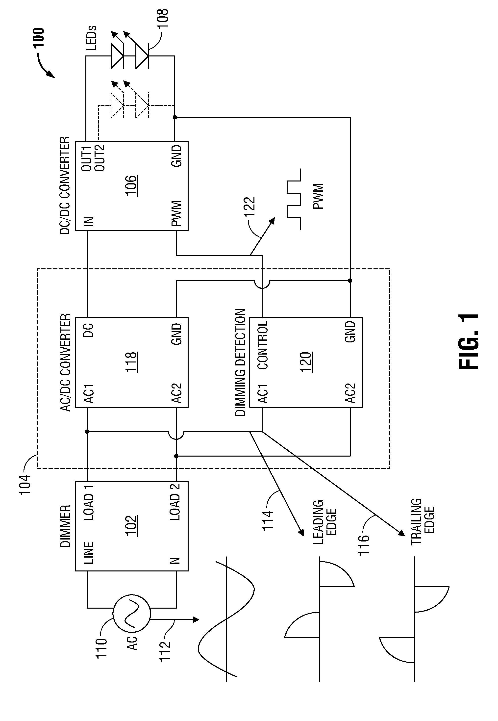 Controlling LED current from a constant voltage source