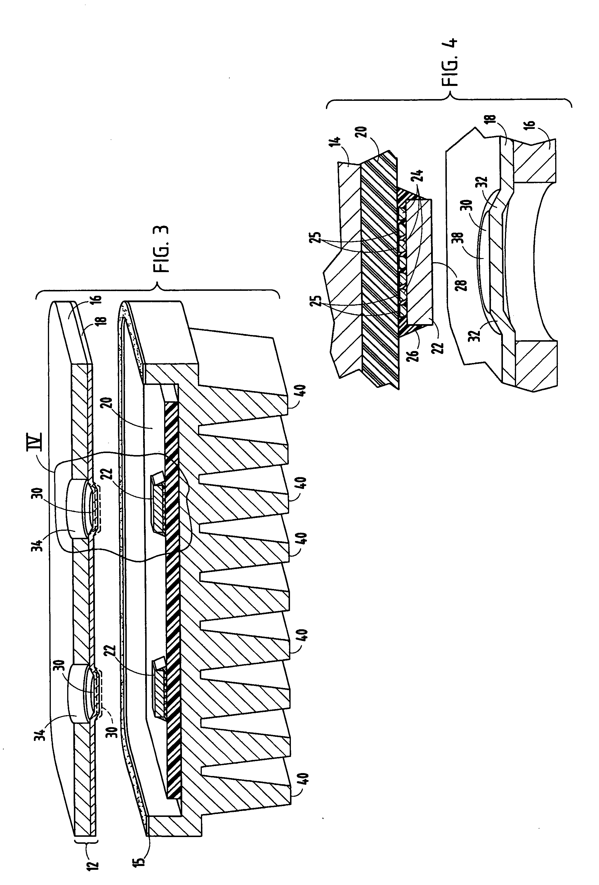 Heat sink electronic package having compliant pedestal