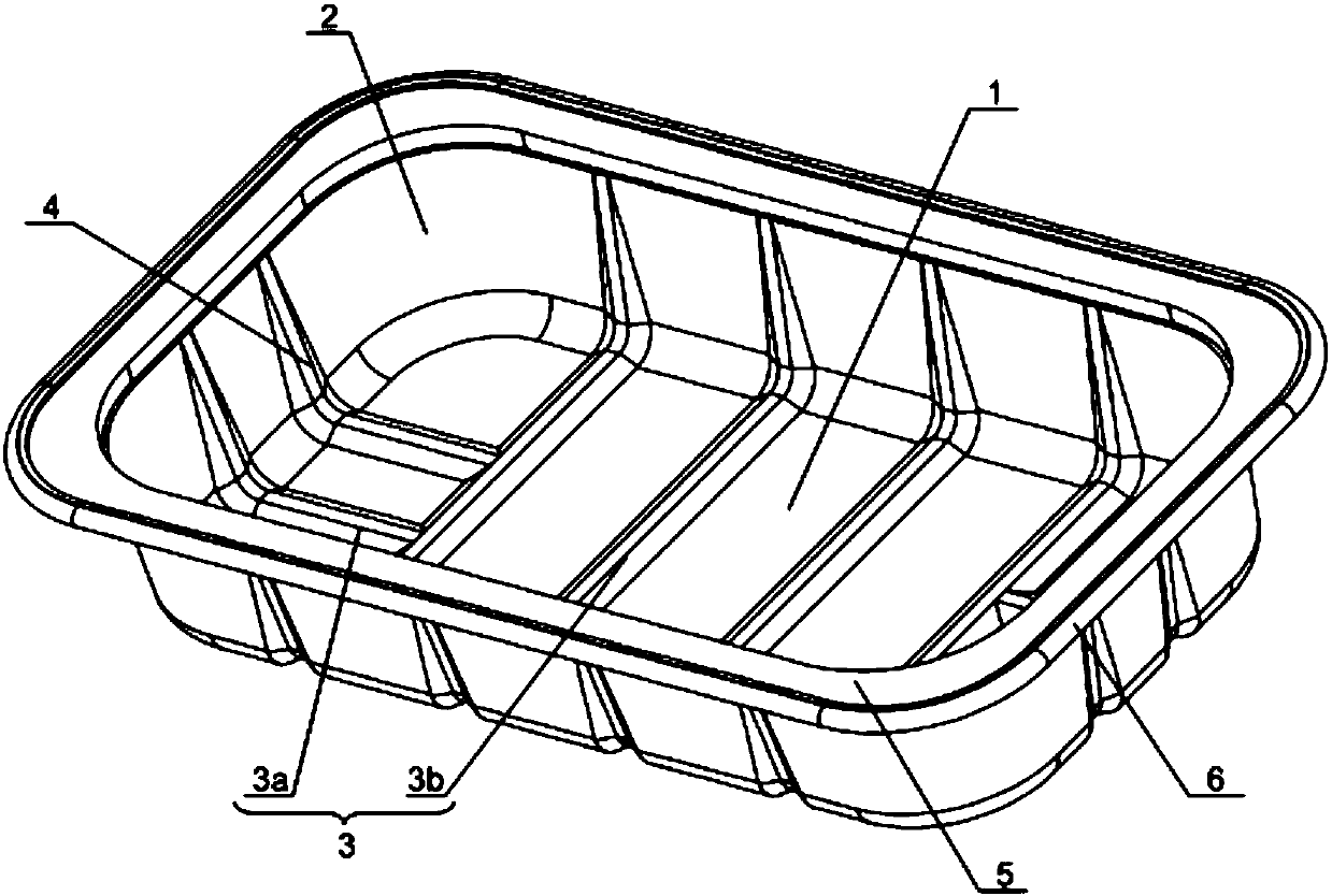 Aluminum foil container structure for food modified atmosphere packaging