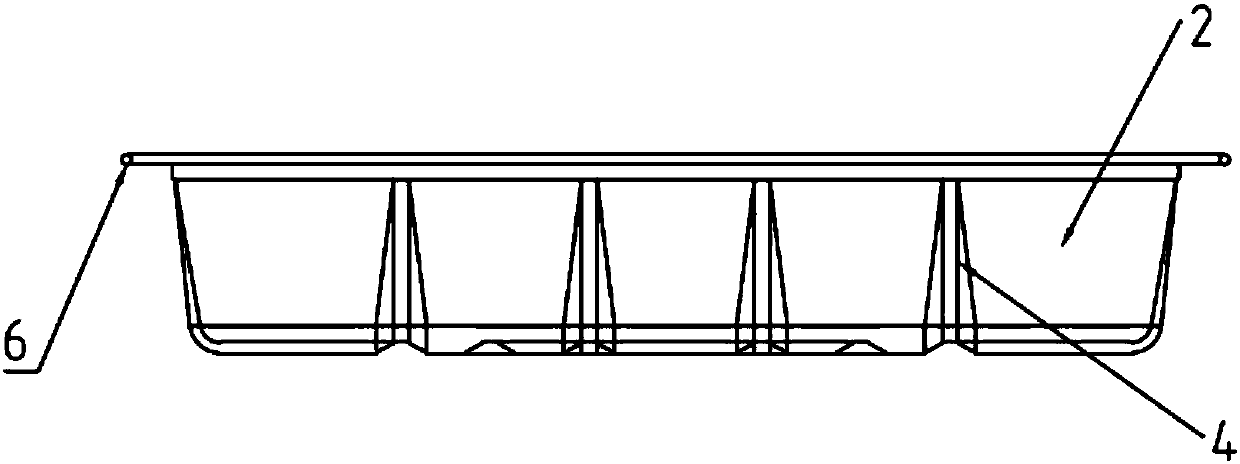 Aluminum foil container structure for food modified atmosphere packaging