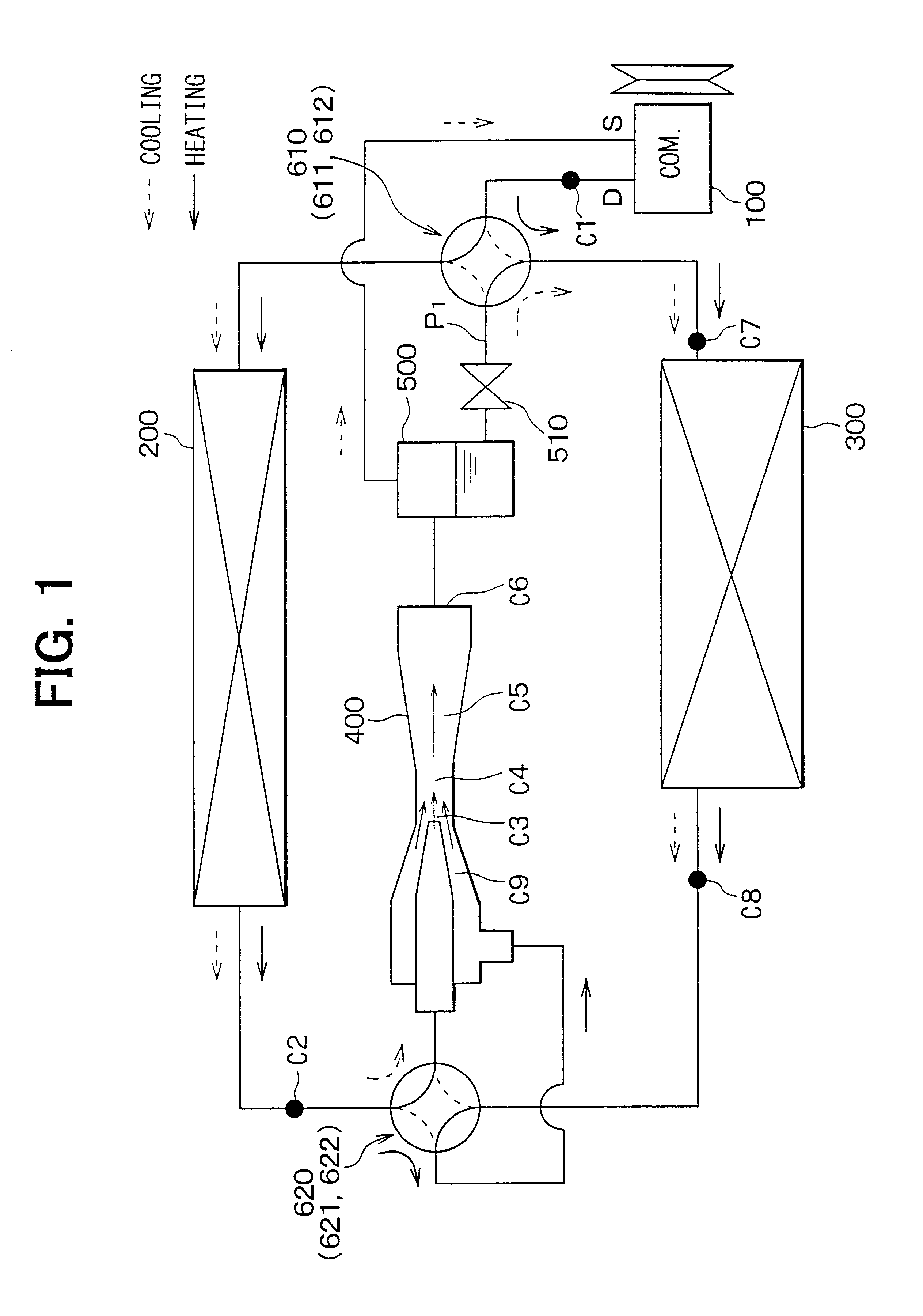 Ejector cycle system