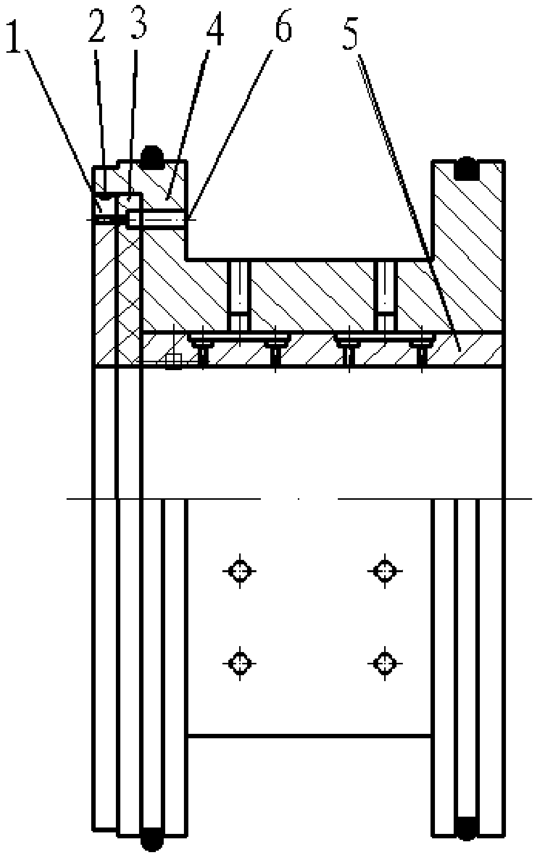 A thrust surface floating gas static pressure bearing