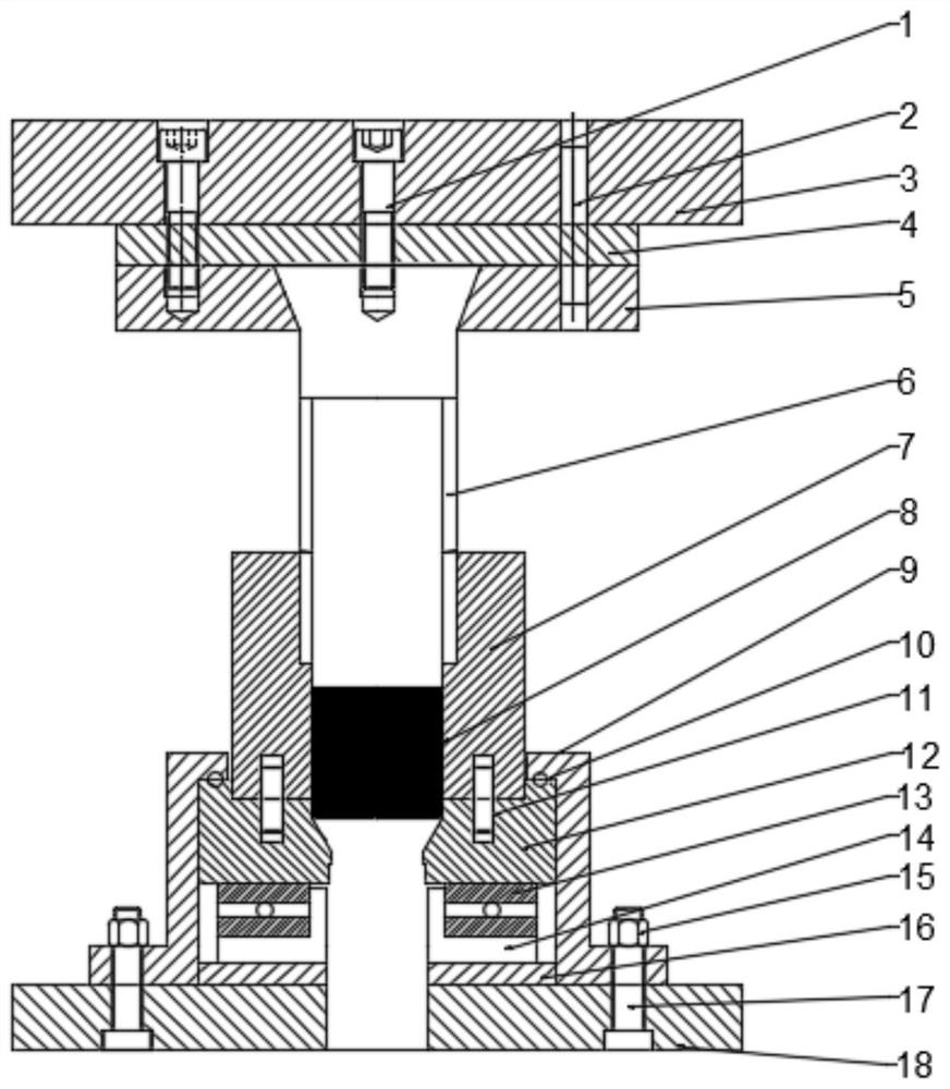 Self-rotating forward extrusion forming die and method