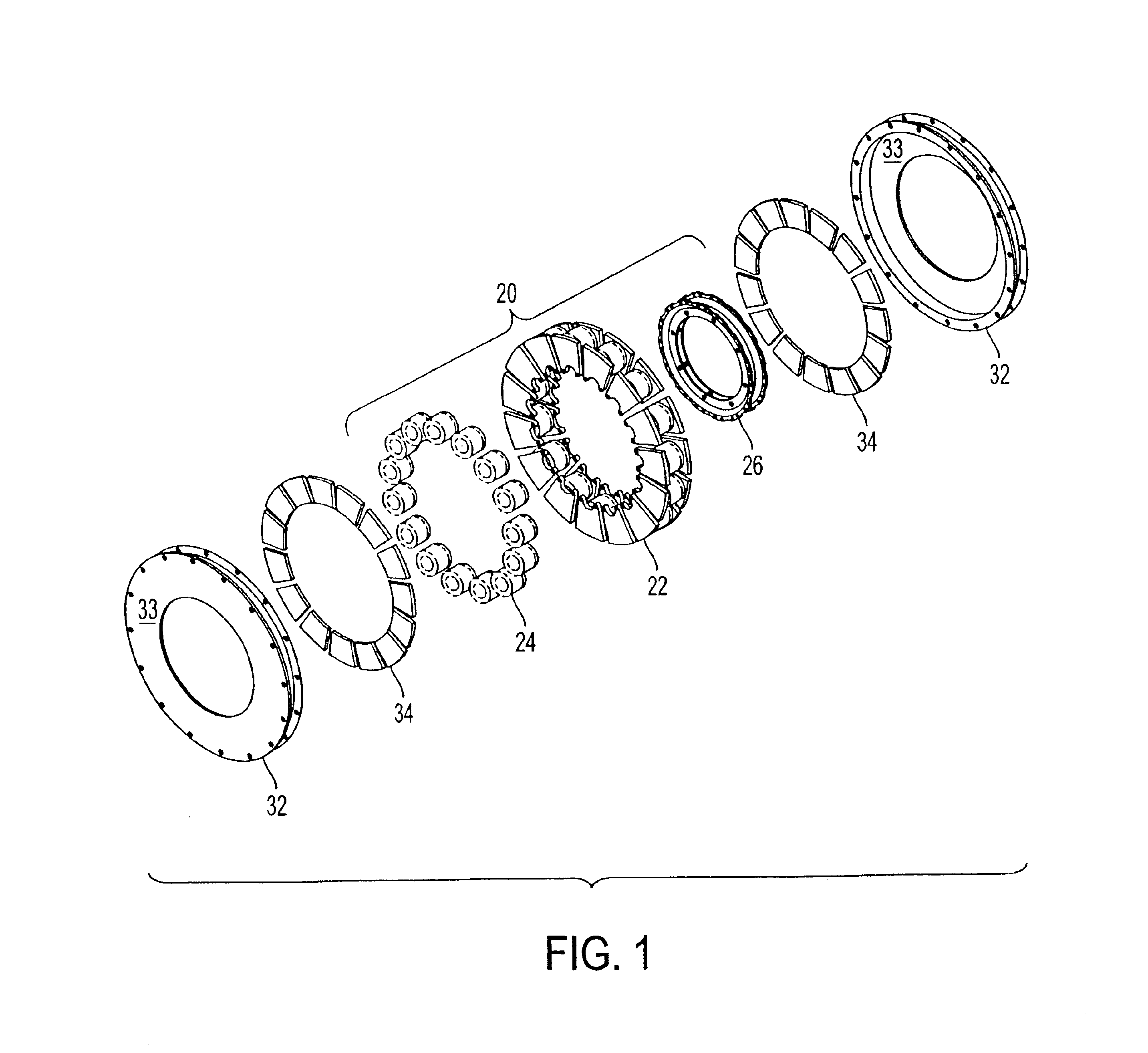 Rotary electric motor having both radial and axial air gap flux paths between stator and rotor segments