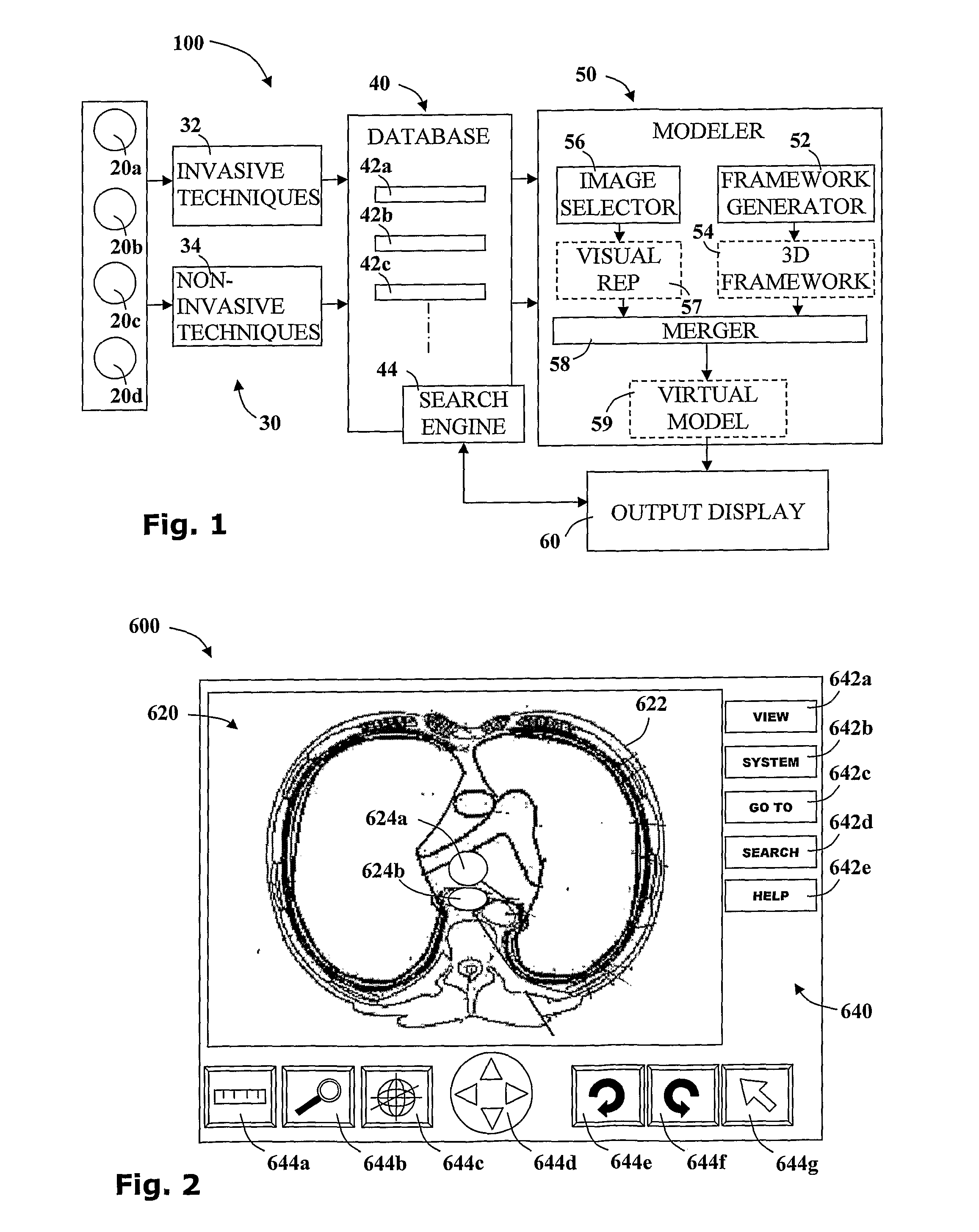 Dynamic method and system for representing a three dimensional object navigated from within