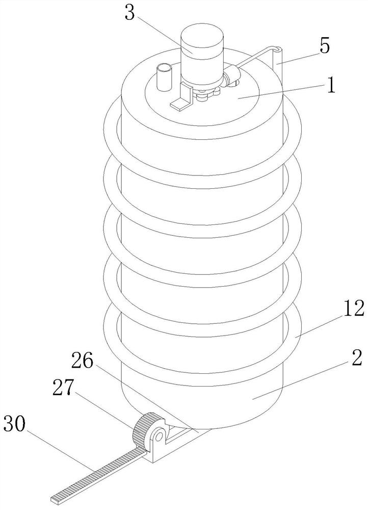 Reaction kettle for producing foam fire extinguishing agent