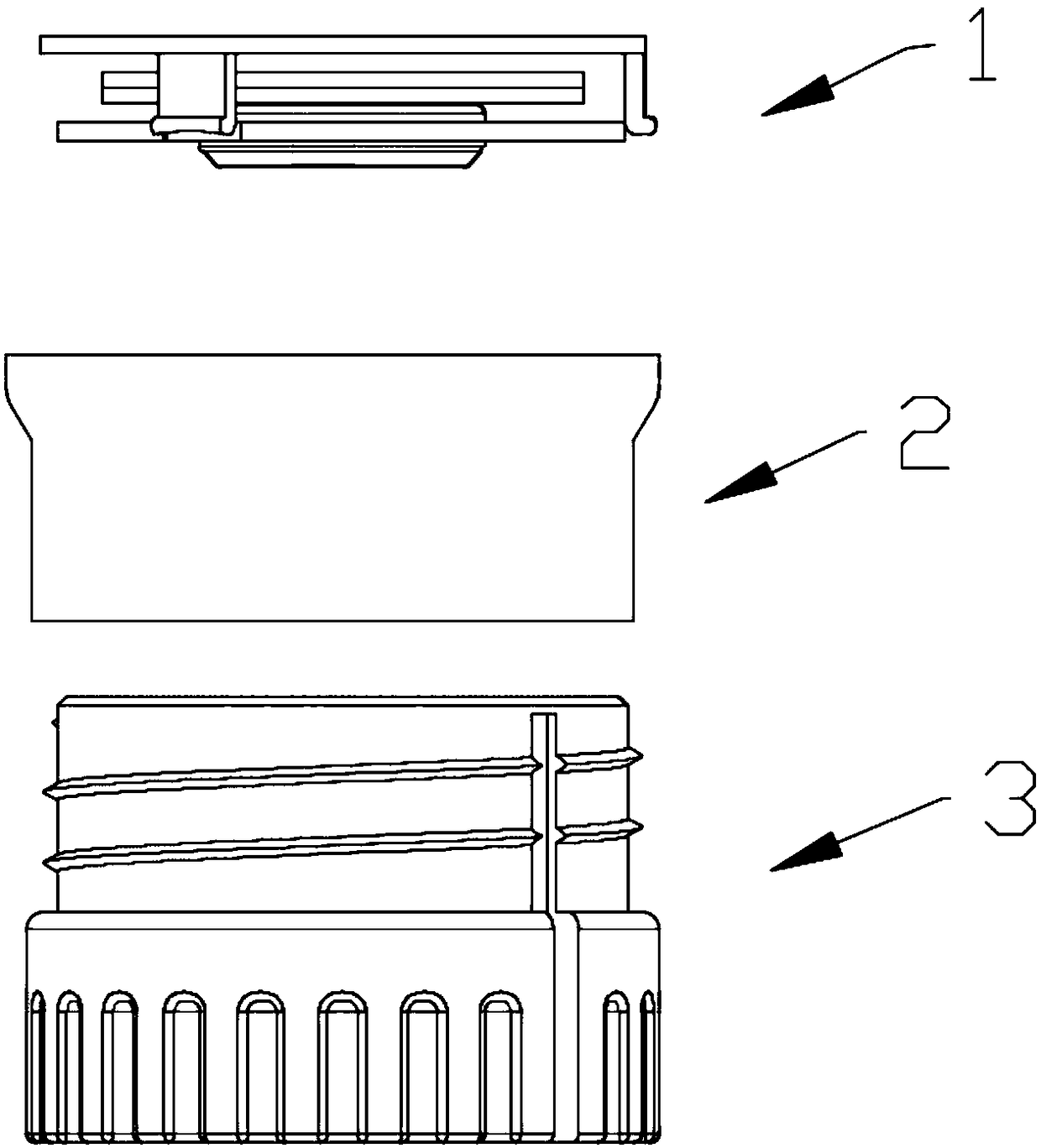 Anti-fake bottle cap with function of triggering electronic dynamic digital label for self destroying during cap opening