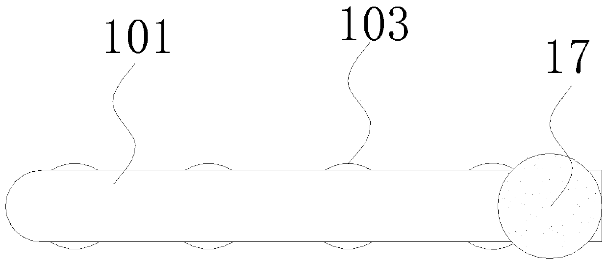 An adsorption concentration type regenerative catalytic combustion device