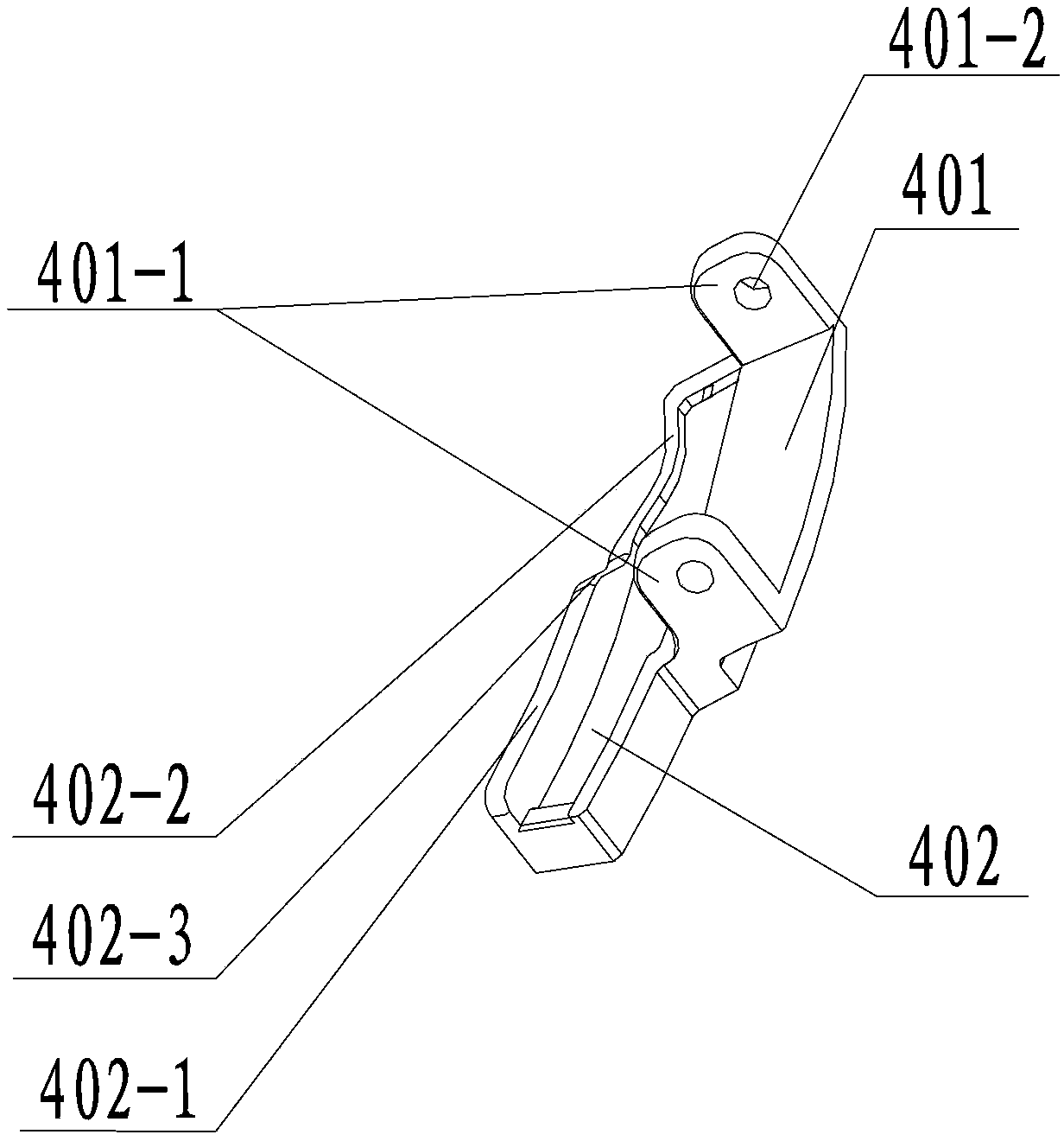 Pressure cooker cover opening/closing mechanism and pressure cooker