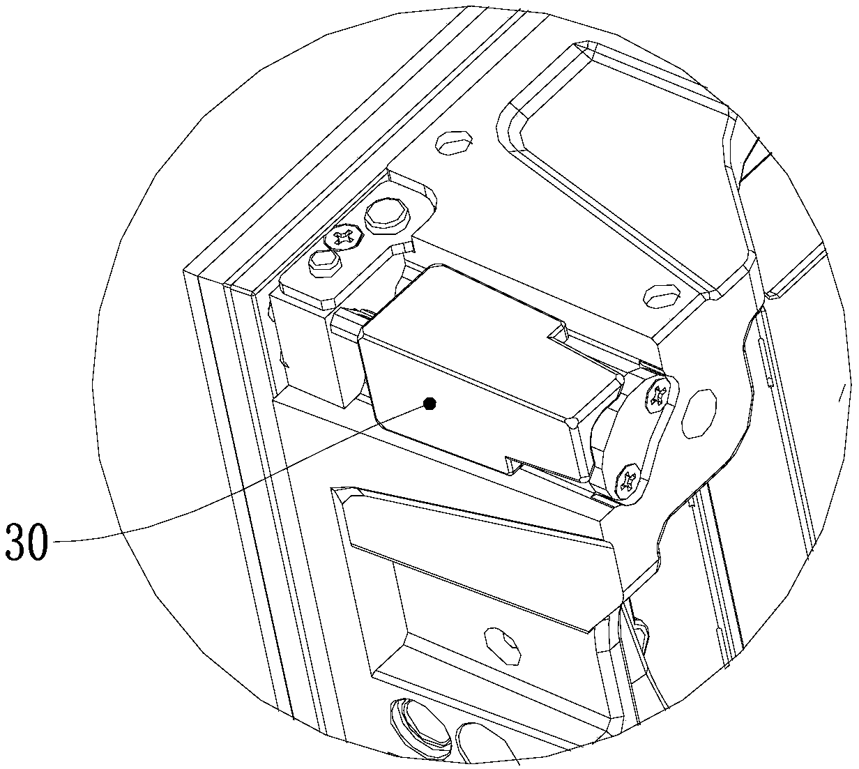 Corner protection device and LED display screen unit box body