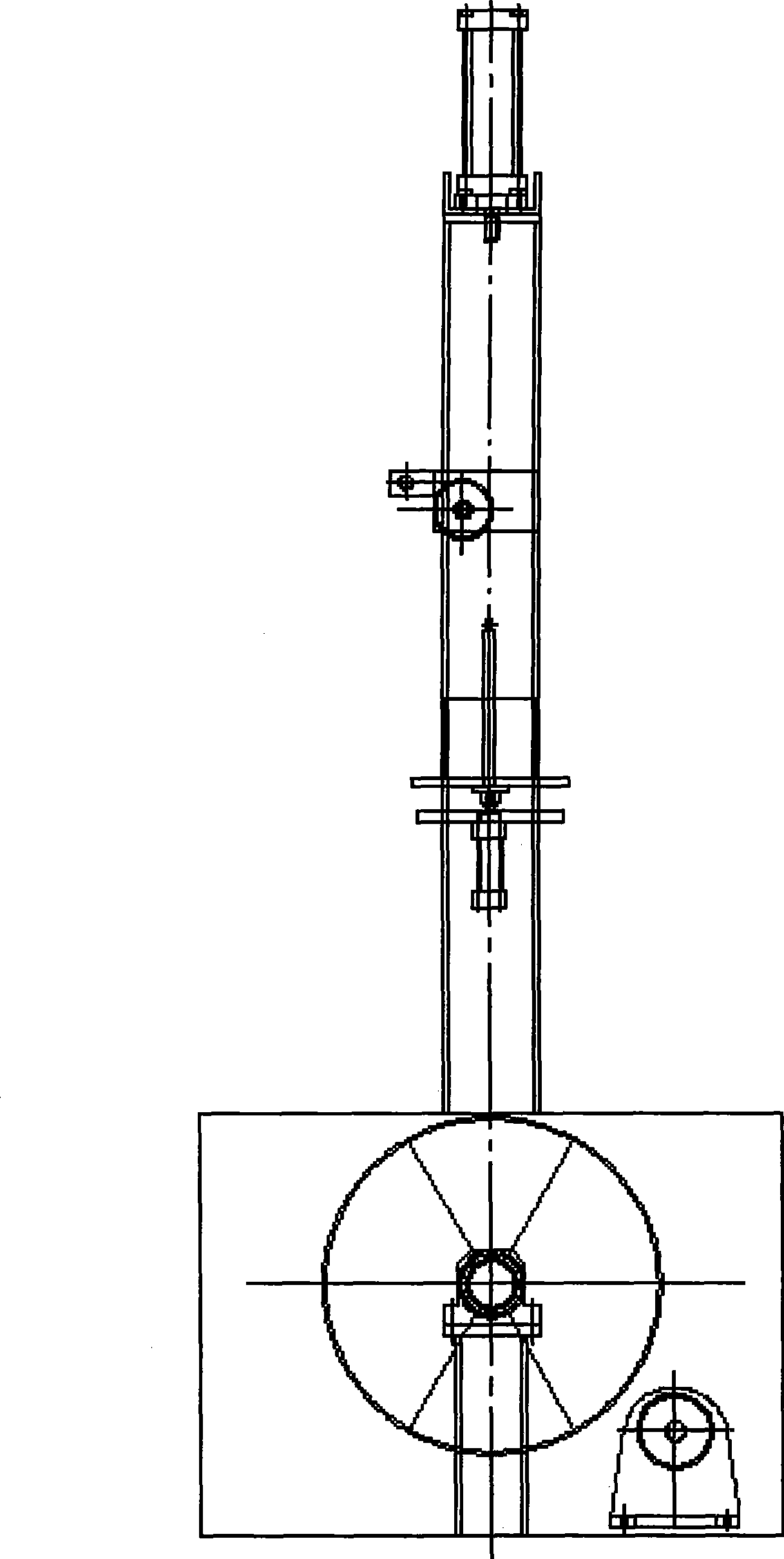 Wheel traveling life test machine