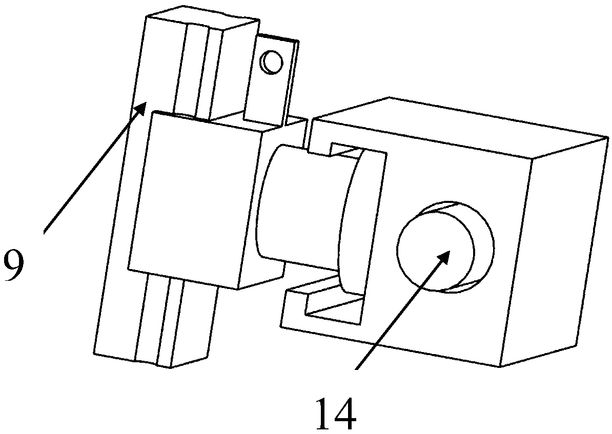 Double-mast-type tracking photovoltaic support