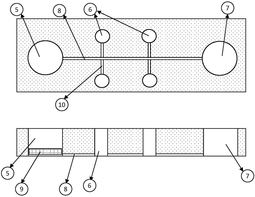 Water quality detecting method and micro-fluidic chip special for water quality detecting method