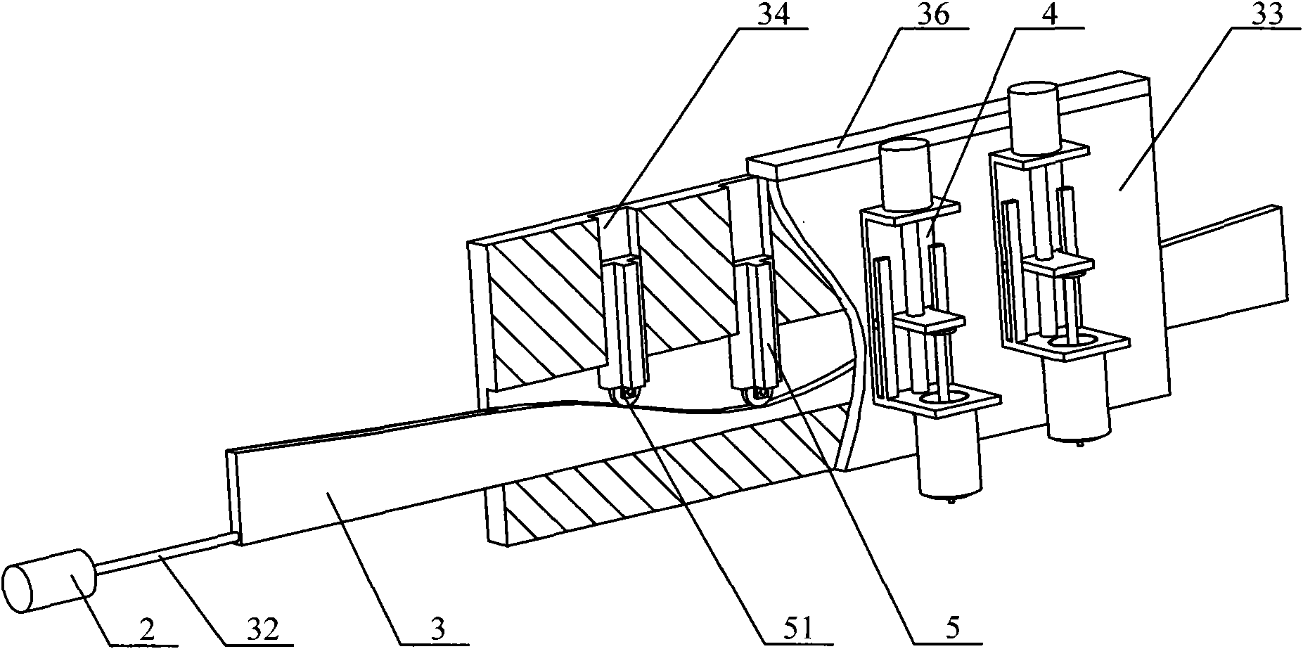 Multi-nozzle injection device for complex organ prosoma three-dimensional controlled forming machine