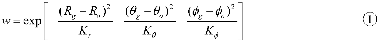 Radar-rain gauge combined rainfall estimation method based on space-time local model