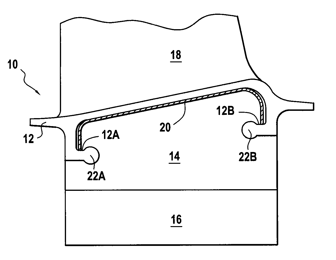 Optimisation of the bearing points of the stilts of vanes in a method for machining said vanes