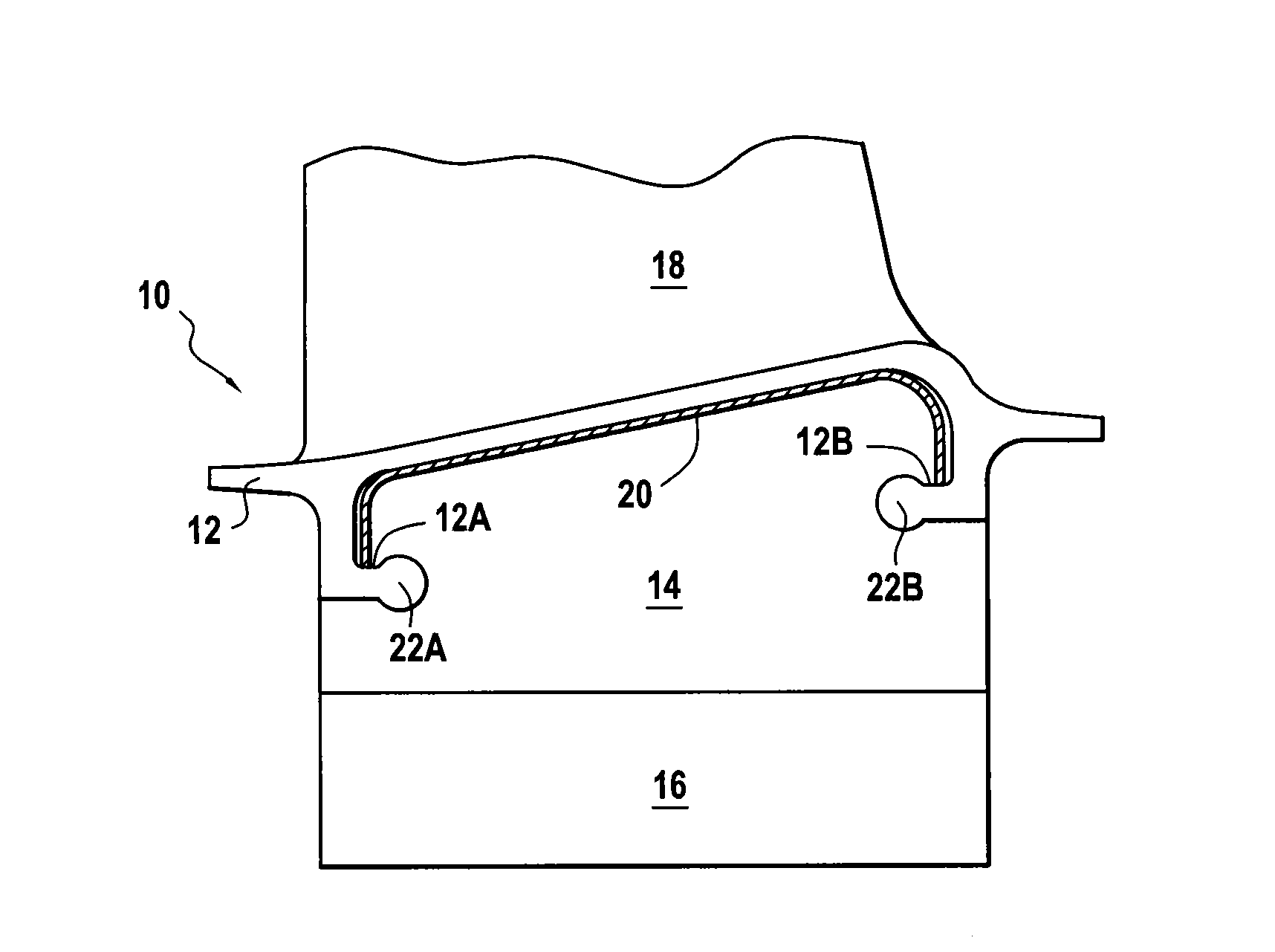 Optimisation of the bearing points of the stilts of vanes in a method for machining said vanes