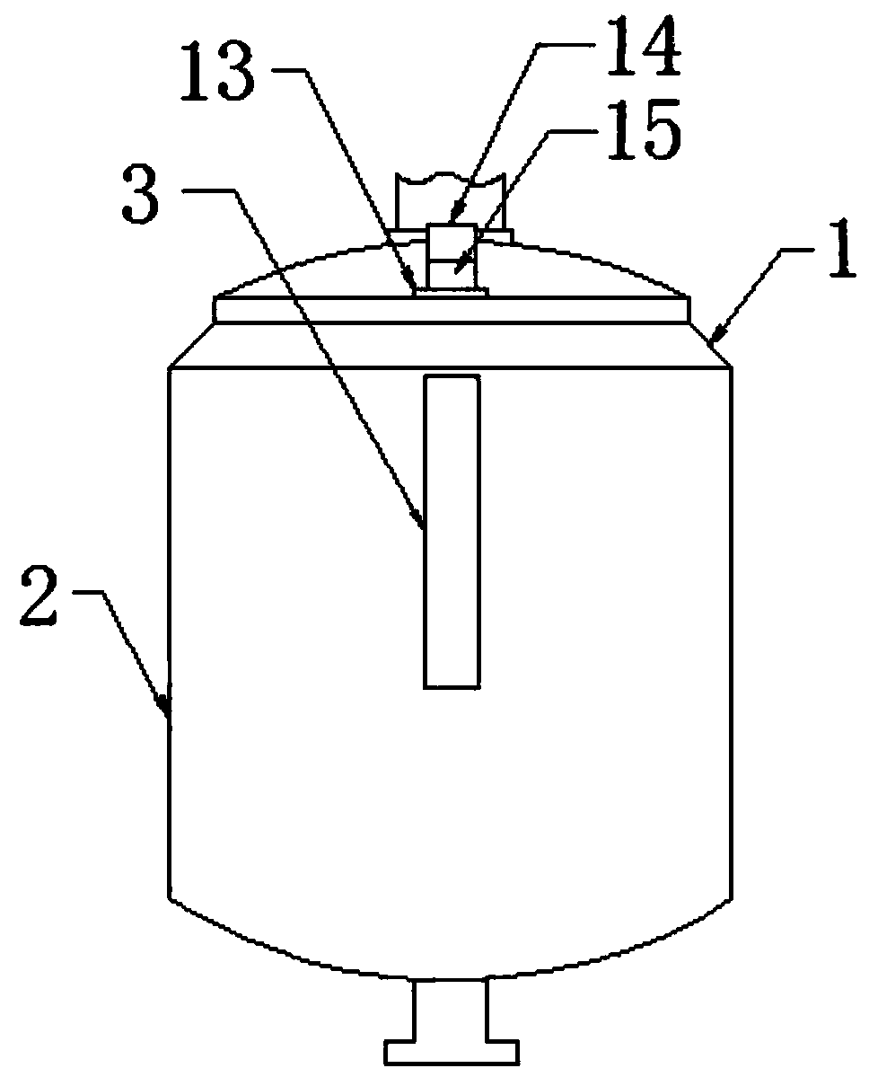 Efficient reaction device for preparing polycarboxylic acid