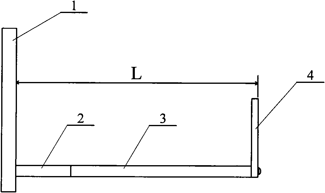 Near vision chart with distance positioning screw rod