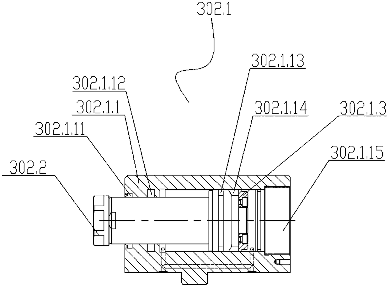 Oil circuit assembly of hydraulic riveting machine