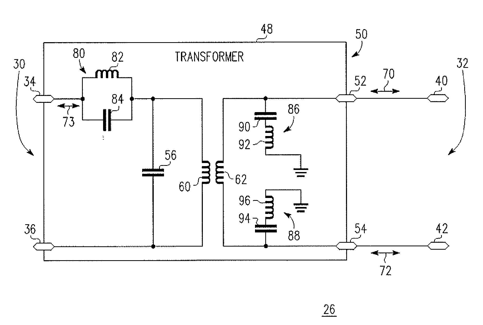 Balun signal transformer and method of forming