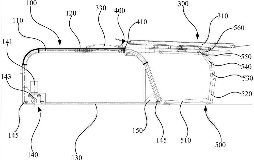 Non-voiding type simple lifting parking equipment