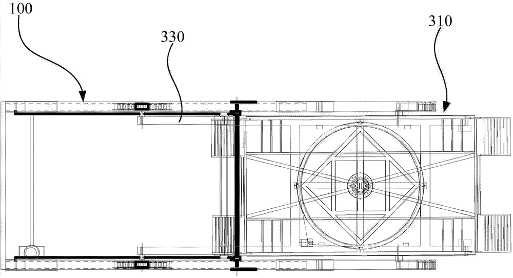 Non-voiding type simple lifting parking equipment