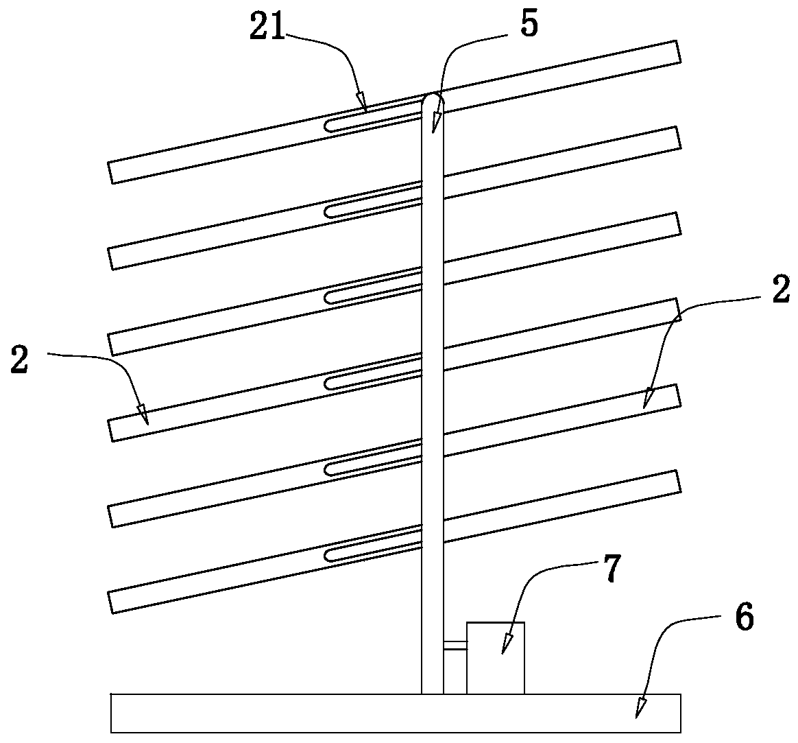 Trichogramma laid egg collecting device