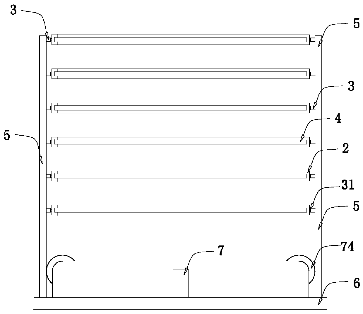 Trichogramma laid egg collecting device