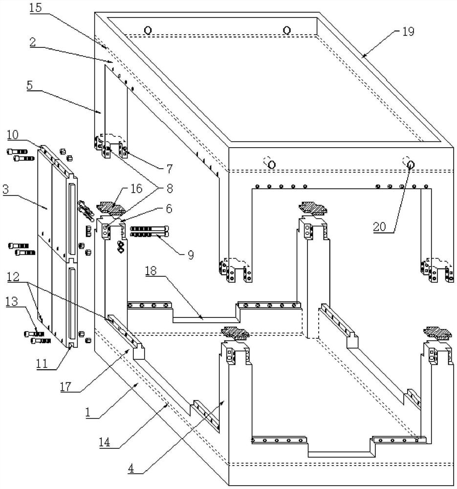 Fabricated modular house structure