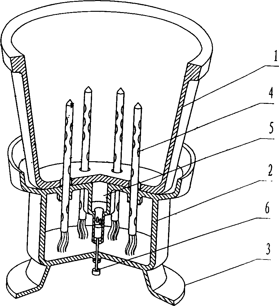 Flowerpot with automatic water-feeding and fertilizing functions